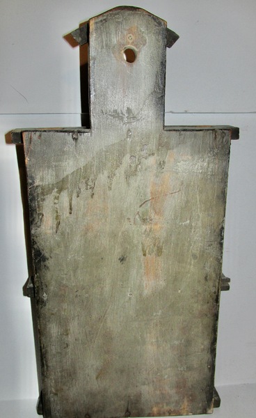 18TH-19TH C. PA GERMAN SPOON RACK, ORIGINAL PAINT