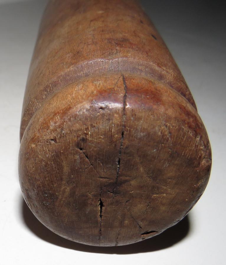 MAPLE ROLLING PIN, 19TH CENTURY