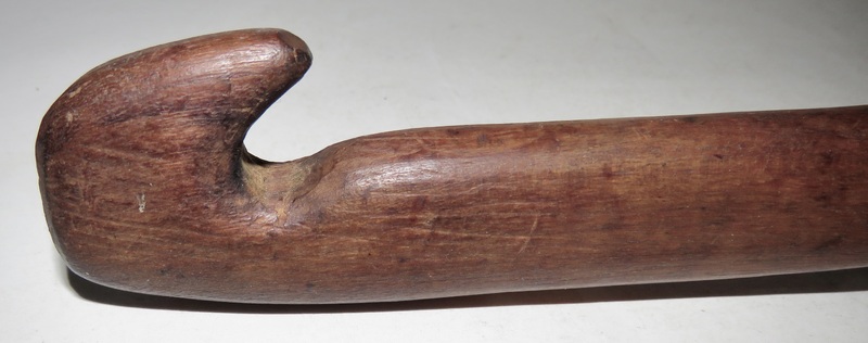 19TH C. NATIVE AMERICAN EFFIGY SCOOP OR LADLE