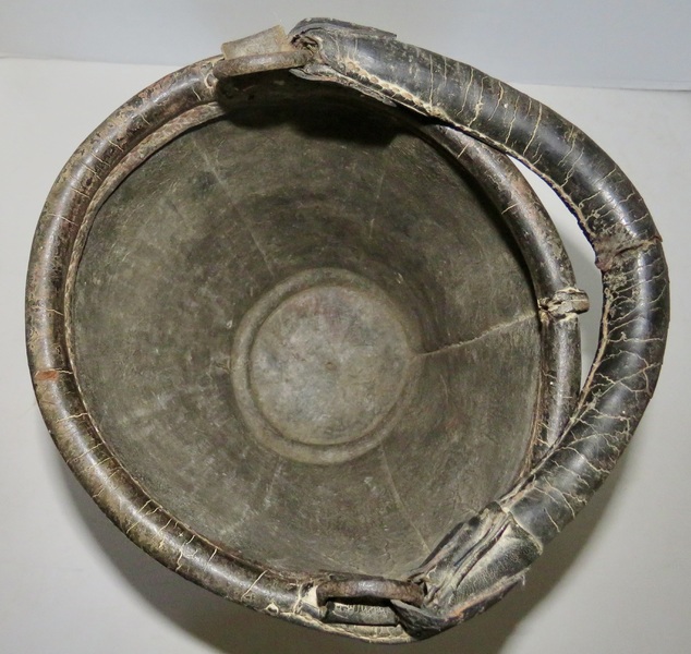 EARLY 19TH C. FIRE BUCKET "JOHN BUDD" SIGNED