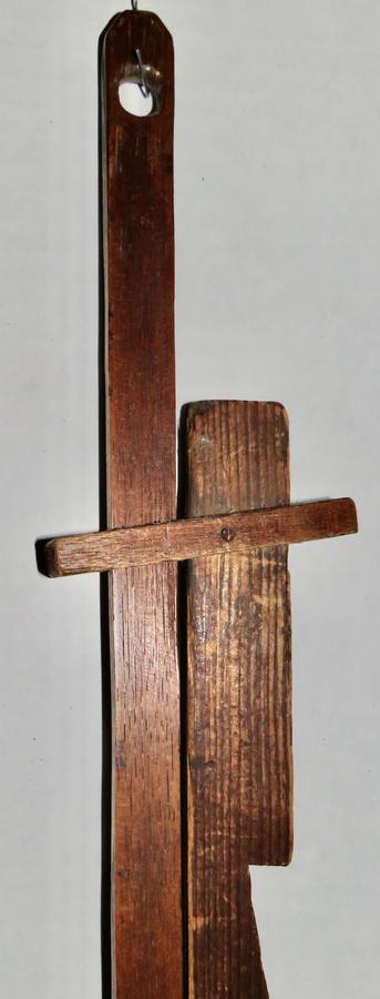RARE AMERICAN WOODEN LIGHTING TRAMMEL