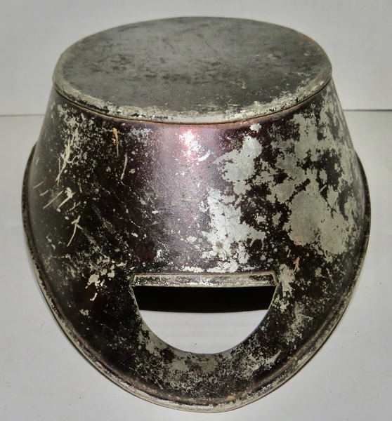 TIN TOLE PAINTED APPLE TRAY, 19TH C.