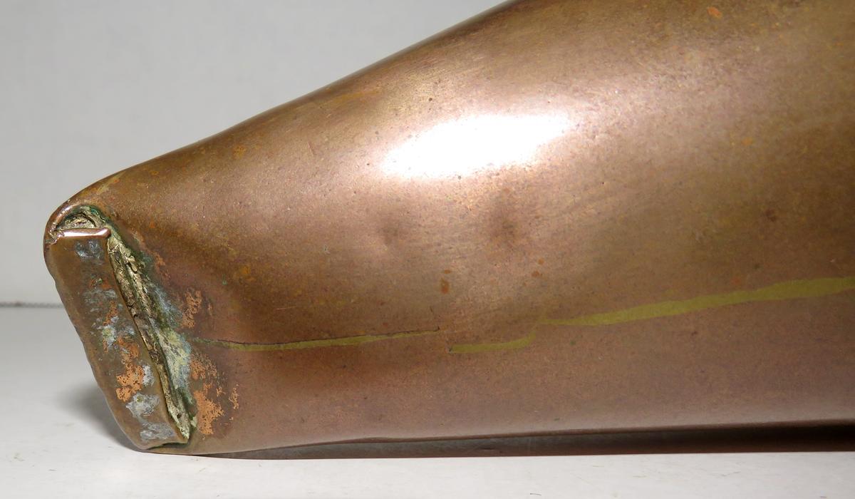 18TH CENTURY TAVERN COPPER ALE WARMER