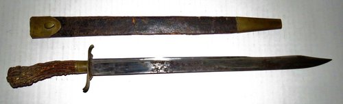 WONDERFUL EARLY 18TH C. SCOTTISH HUNTING SWORD