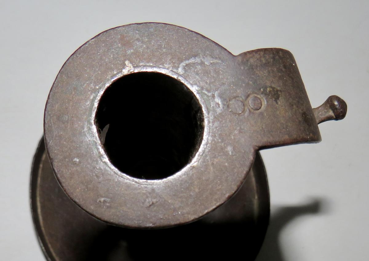RARE 18TH C. FORGED IRON ADJUSTABLE CANDLESTICK