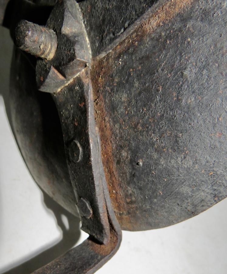 VERY RARE PILGRIM ERA ADJUSTABLE CANDLEHOLDER