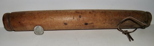 MAPLE ROLLING PIN, 19TH CENTURY
