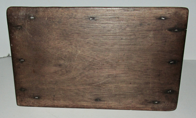 EARLY 18TH CENTURY TABLE SPICE BOX, DOVETAILED