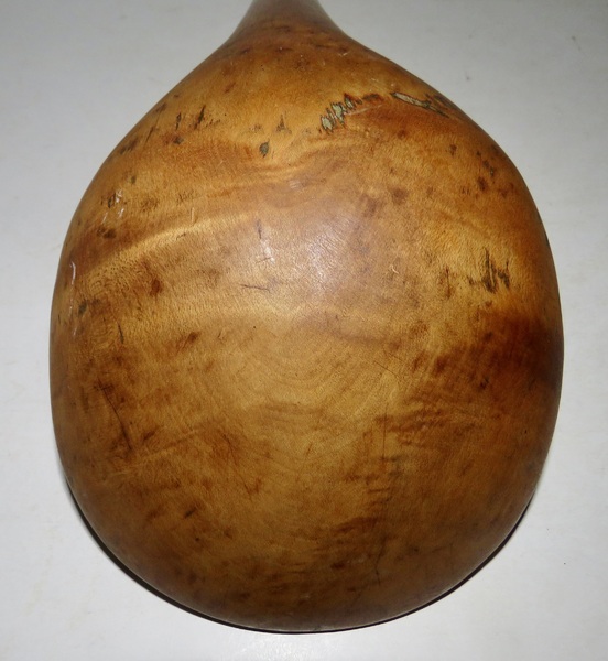 EARLY 19TH C. NATIVE AMERICAN TIGER MAPLE LADLE