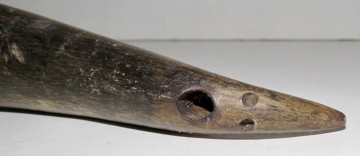 18TH CENTURY NATIVE AMERICA HORN CANOE CUP