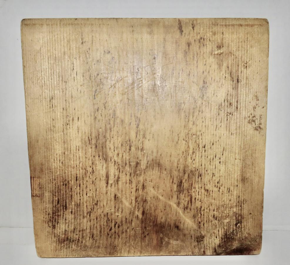 EARLY 19TH CENTURY SMALL CHECKERBOARD WITH PAINT