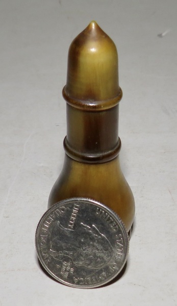 RARE REV. WAR ERA 18TH CENTURY SALT HORN