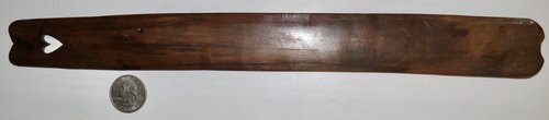 COLONIAL PA WOODEN BUSK WITH A HEART