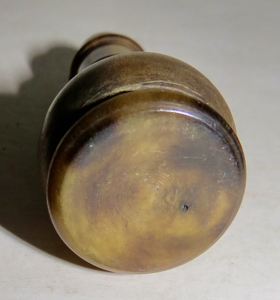 RARE REV. WAR ERA 18TH CENTURY SALT HORN