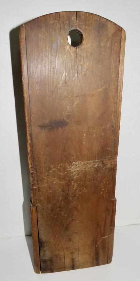 AMERICAN, 18TH C., PINE SCRUB BOX OR KNIFE BOARD