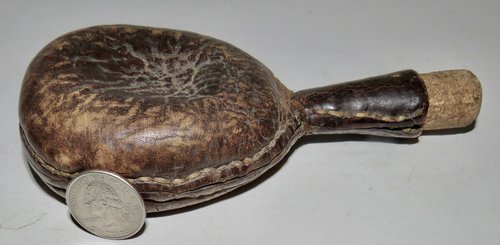 REV. WAR ERA LEATHER SHOT BAG