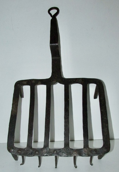 18TH-19TH C. WROUGHT IRON BROILER