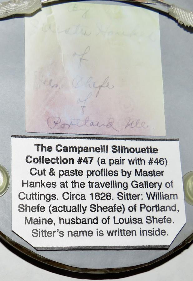 HUSBAND & WIFE SILHOUETTES, EARLY 19TH CENTURY