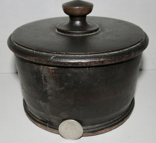 RARE 18TH CENTURY TOBACCO JAR W/ PAINT