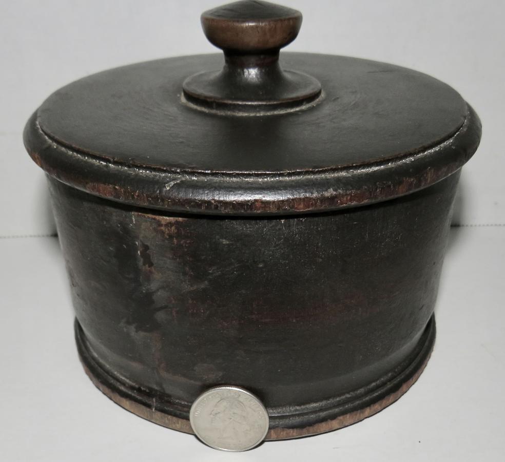 RARE 18TH CENTURY TOBACCO JAR W/ PAINT