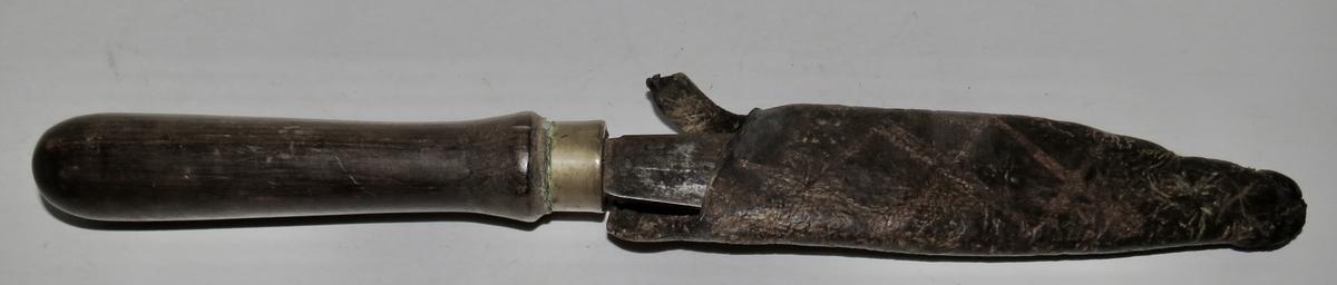 REV. WAR ERA BELT KNIFE AND SHEATH