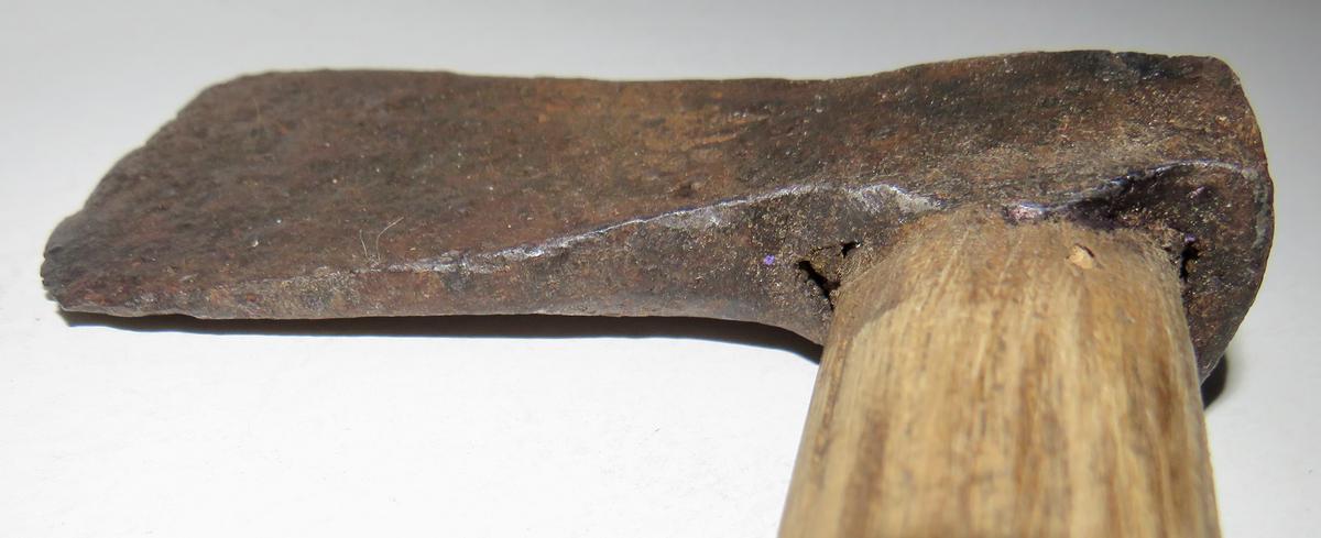 EARLY 18TH C. F and I WAR NATIVE AMERICAN TOMAHAWK