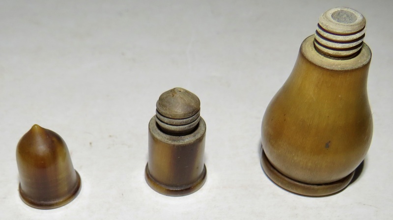 RARE REV. WAR ERA 18TH CENTURY SALT HORN