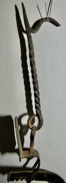 PILGRIM ERA HANGING CANTING CRUSIE GREASE LAMP