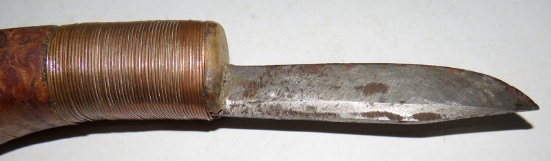 Native American Ash Burl Crooked Knife, 19th C.
