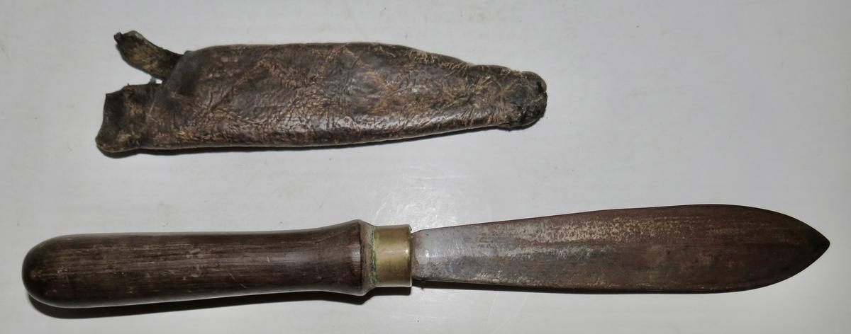 REV. WAR ERA BELT KNIFE AND SHEATH