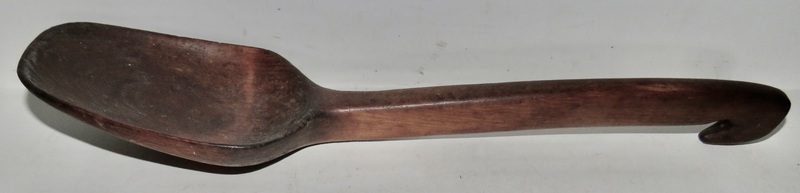 19TH C. NATIVE AMERICAN EFFIGY SCOOP OR LADLE