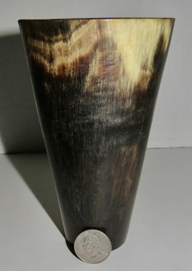 REV. WAR PERIOD HORN TAVERN CUP