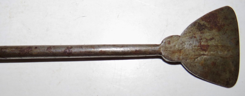 PA FORGED IRON FORK/SPATULA, EARLY 18TH C.