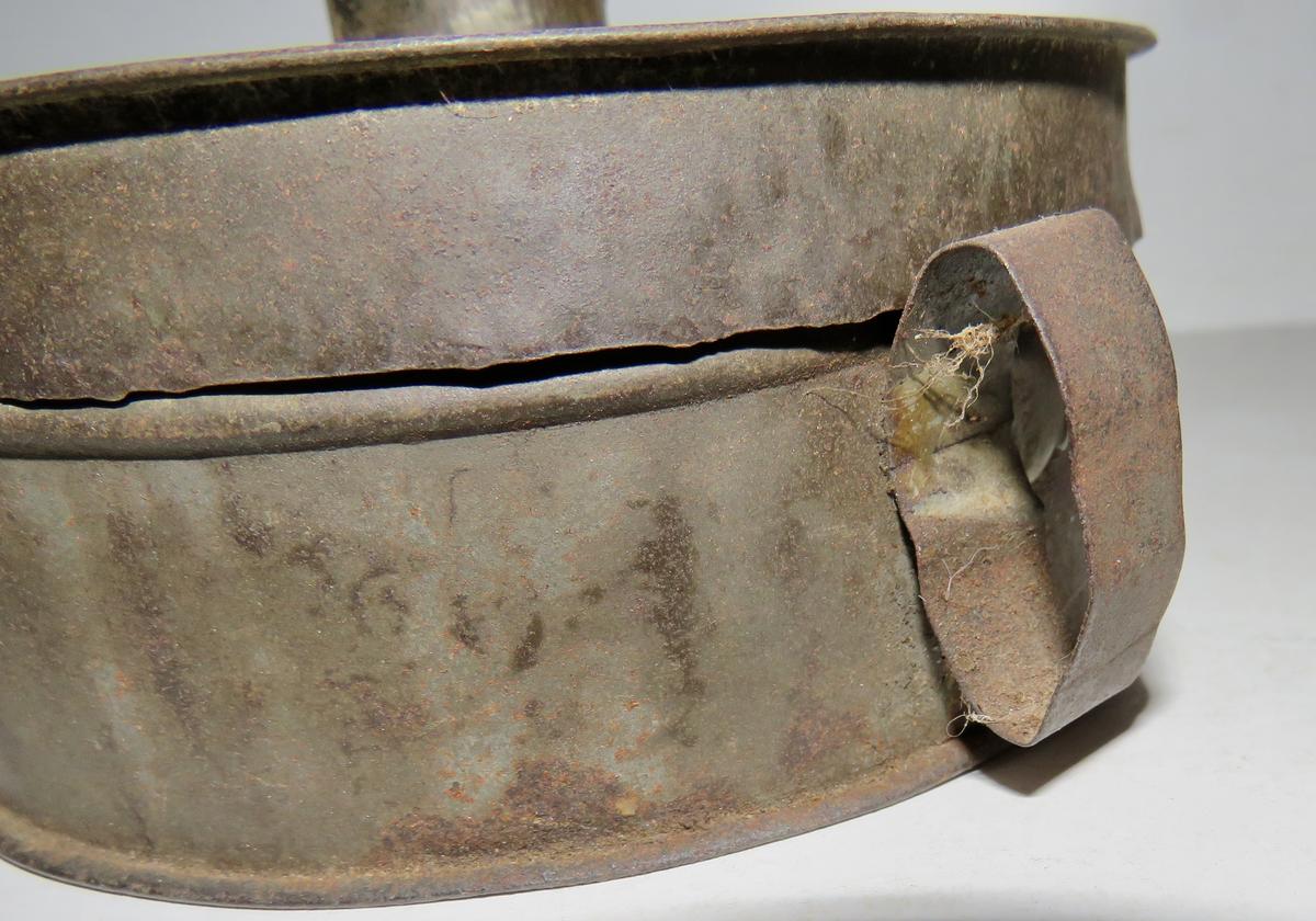 REV. WAR ERA, 18TH CENTURY, TINNED IRON TINDERBOX