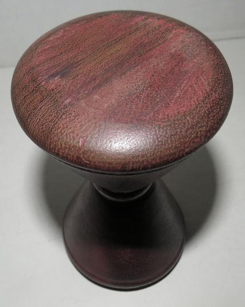 18TH C. TIDY & BETTY LAMP, ORIGINAL RED PAINT