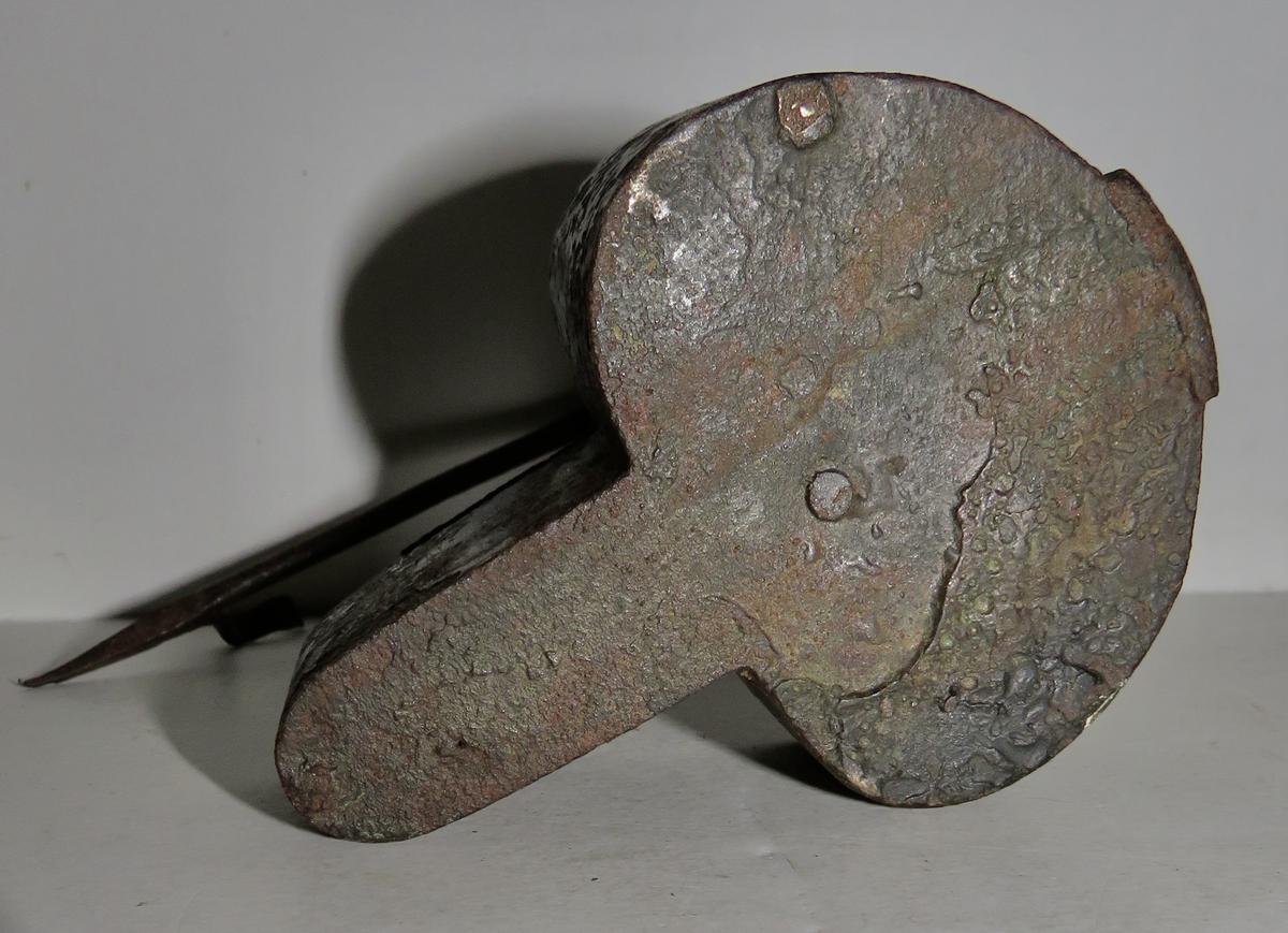 FORGED BETTY LAMP W/ HANGER HOOK AND WICK PICK