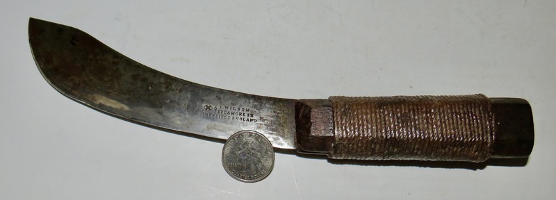 RARE 18TH/19TH C. FRONTIERSMAN SKINNING KNIFE