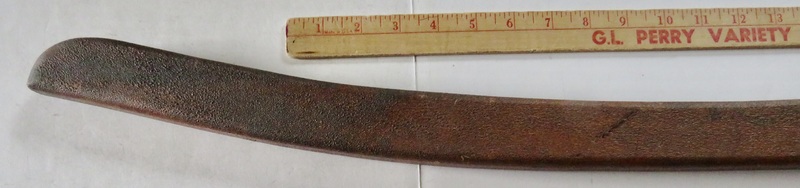 FOLK ART WOODEN AXE, MASONIC, ORIGINAL PAINT, 19TH
