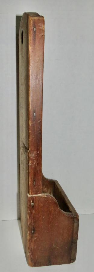 AMERICAN, 18TH C., PINE SCRUB BOX OR KNIFE BOARD