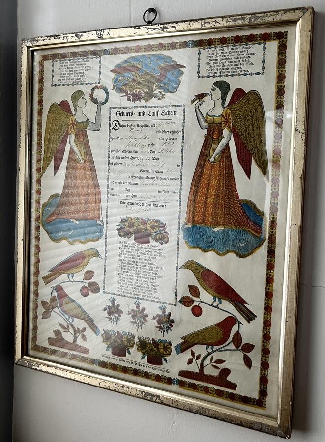1822 PA Fraktur
