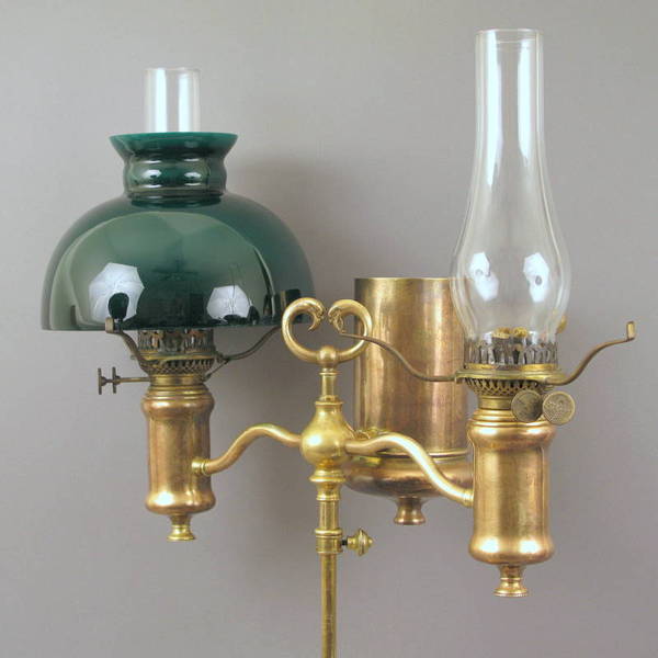 Double Student Kerosene Lamp