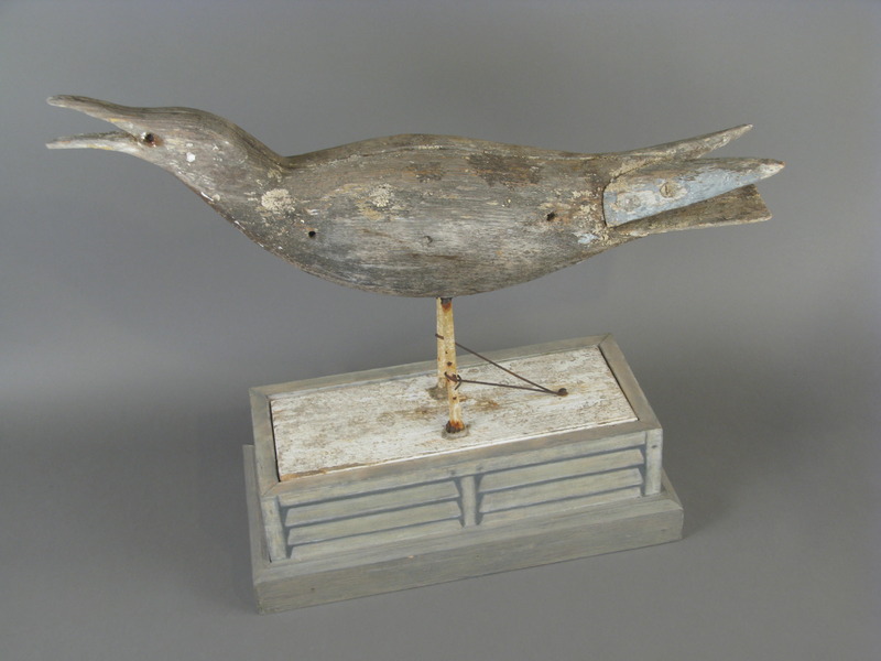 19thc. Weathered Life Sized Seagull