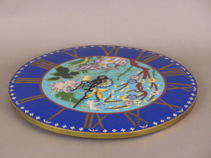 Cloisonne Enamelware clock