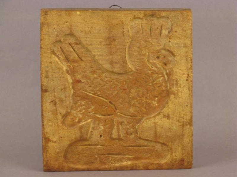 PA Carved Wood Springerle Board