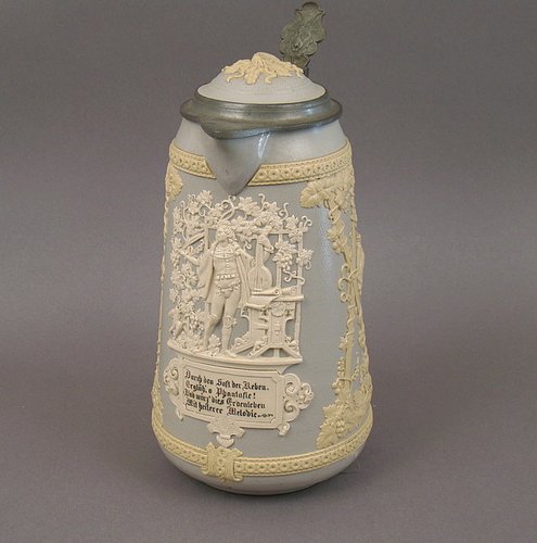 Mettlach Stein Pitcher