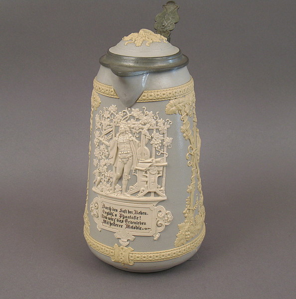 Mettlach Stein Pitcher