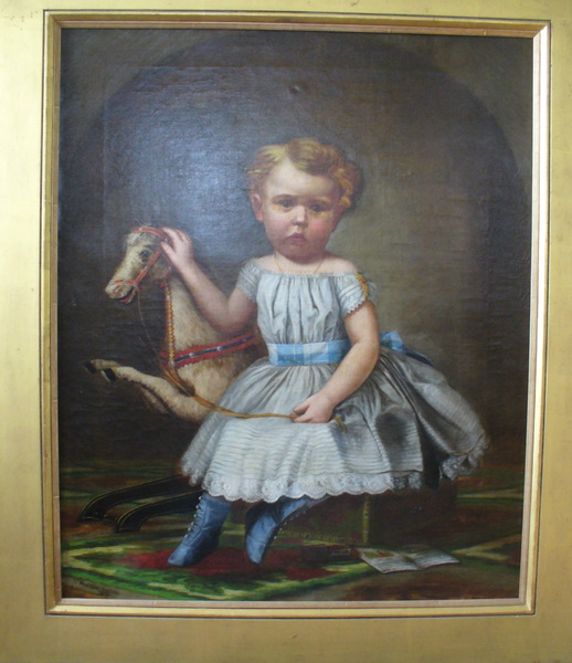 19thc. American Portrait by Dwight Benton