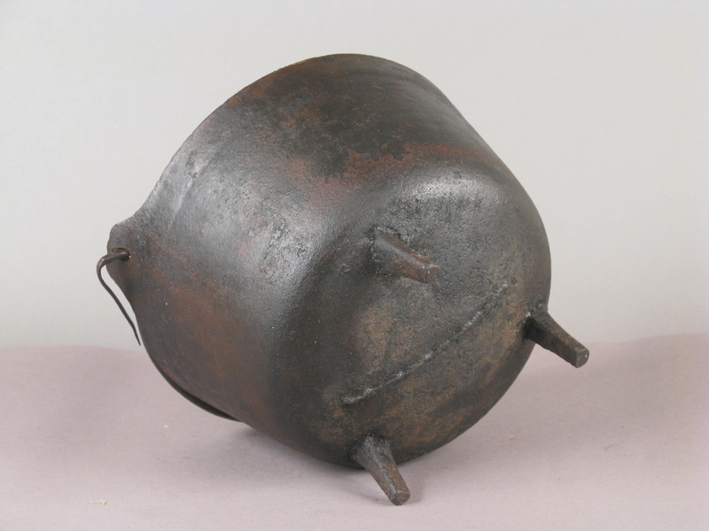 Early 19thc. Iron Cauldron