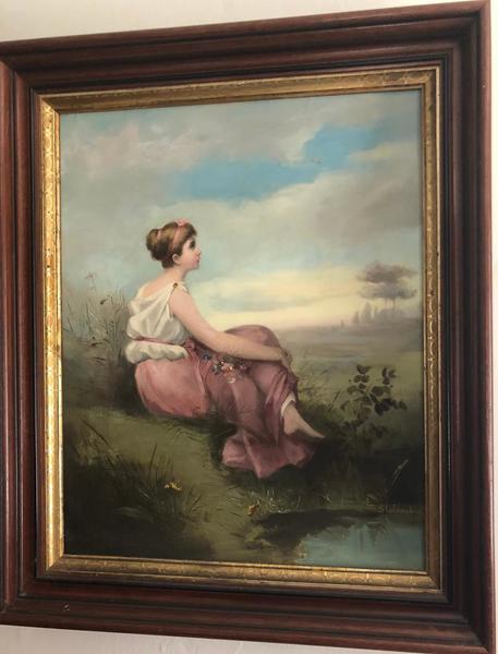 19thc. Portrait of Young Lady
