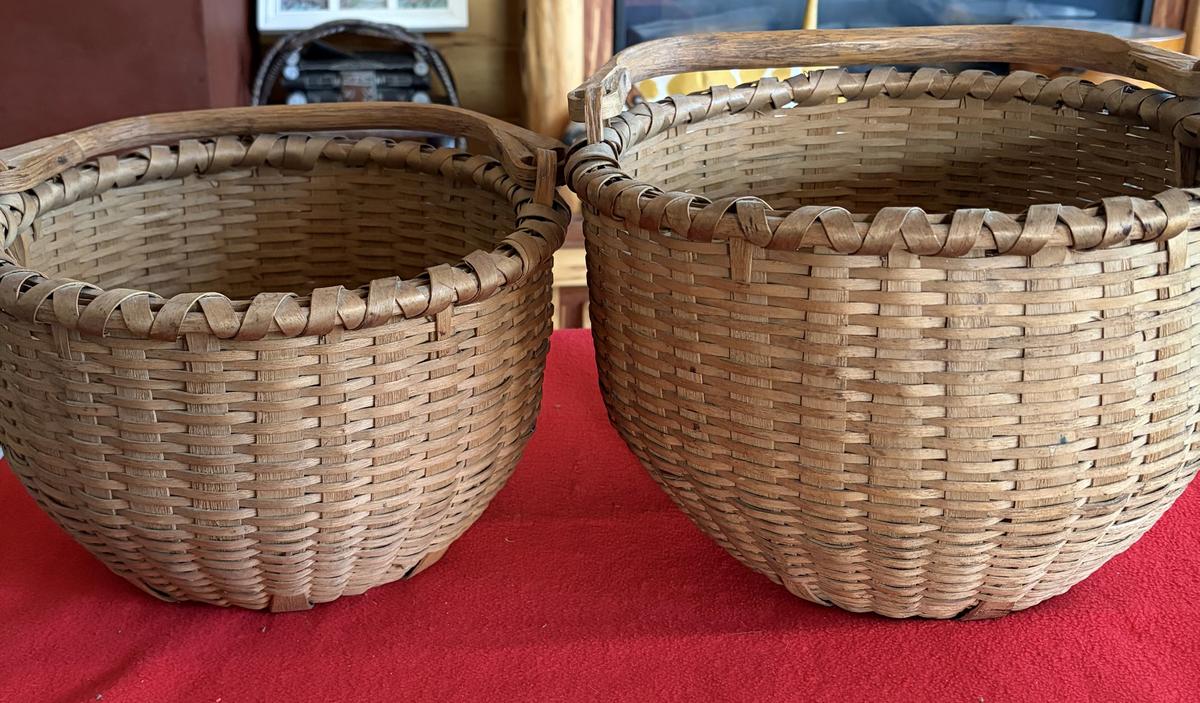 Pr Taghkanic Swing Handle Baskets